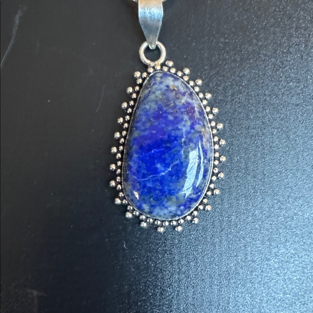 Lapis .925 Sterling Silver Necklace